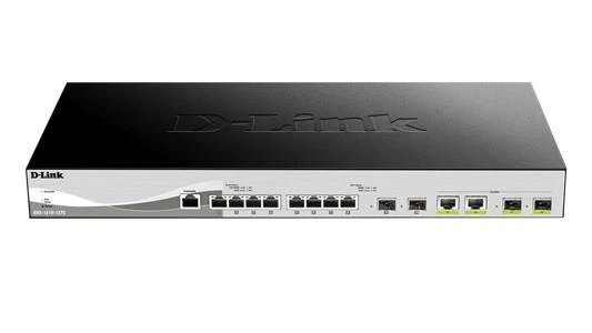 Šakotuvas Tinklo Įranga - D-Link DXS-1210-12TC 12-Port 10GbE Jungiklis 240 Gbit/s