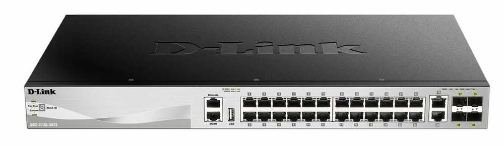 Šakotuvas D-Link Jungiklis DGS-3130-54S/E