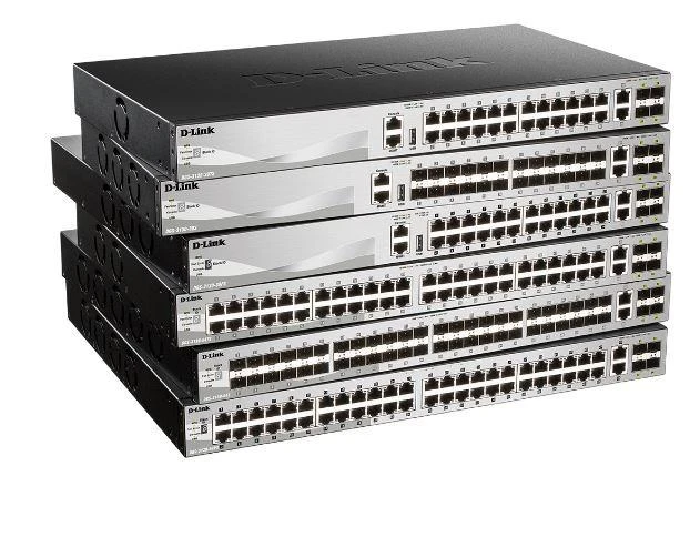 Šakotuvas D-LINK DGS-3130-54TS, L2+ Managed Switch with 48 10/100/1000Base-T jungtys and 2 10GBase-T jungtys and 4 10GBase-X SFP+ jungtys | D-Link