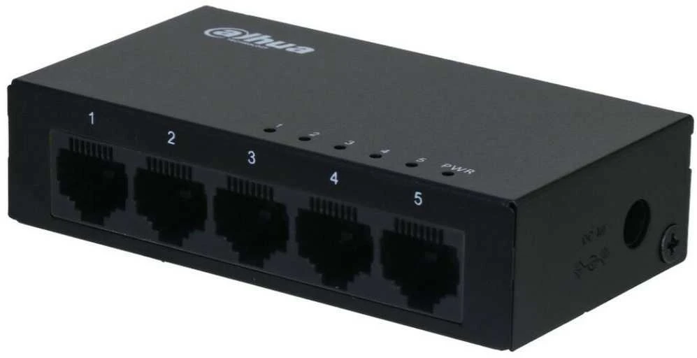 Šakotuvas SWITCH PFS3005-5GT-L-V2 5 PRIEVADŲ DAHUA