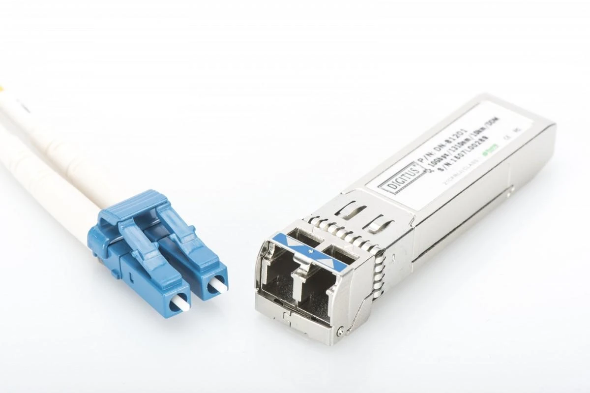 Šakotuvas Digitus DN-81201 tinklo siųstuvų-imtuvų modulis Optinis pluoštas 10000 Mbit/ai mini-GBIC/SFP 1310 nm