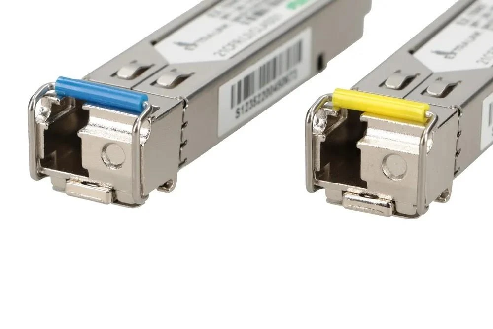 Šakotuvas EXTRALINK SFP 1.25G WDM 1310/1550nm SM 20km LC DOM pora, skirta HP/Aruba