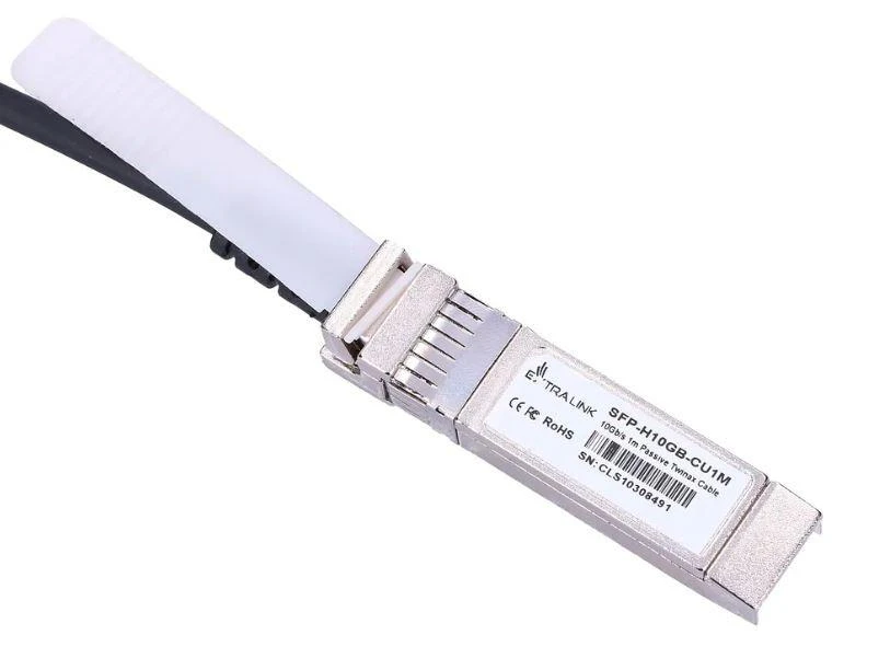 Šakotuvas Extralink DAC SFP+ | Kabelis SFP+ DAC | 10Gbps, 3m, AWG30