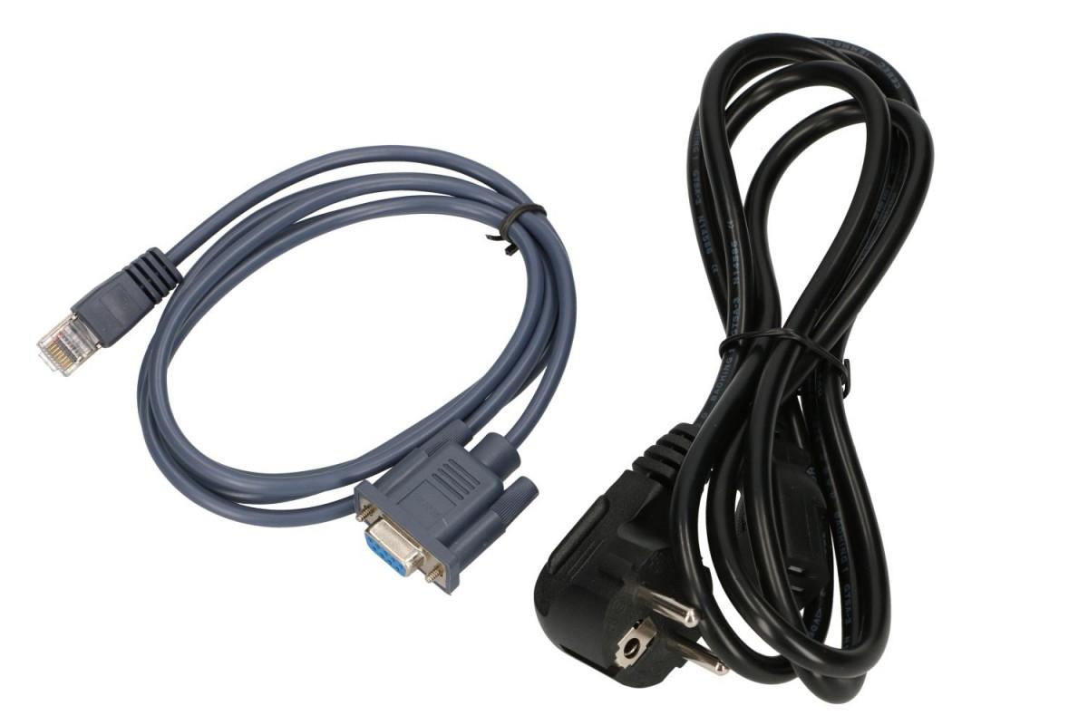Šakotuvas Extralink ARES valdomas jungiklis 16xRJ45 GbE PoE/PoE+ 150W, 2x SFP, 19 colių stovas
