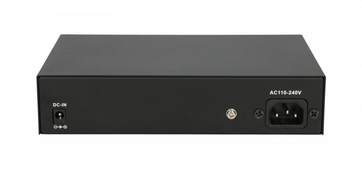 Šakotuvas Valdomas PoE jungiklis Extralink Victor, 8x Gigabit PoE/PoE+, 2x SFP, 150W