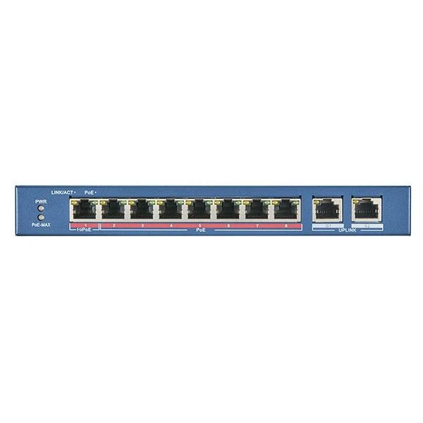 Šakotuvas SWITCH POE DS-3E0310HP-E 8 PRIEVADŲ Hikvision