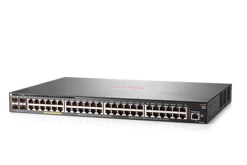 Šakotuvas Hewlett Packard (HP) HPE Aruba 2930F 48G PoE+ 4SFP+ jungiklis Aruba 2930F 48G PoE+ 4SFP+ jungiklis EU en