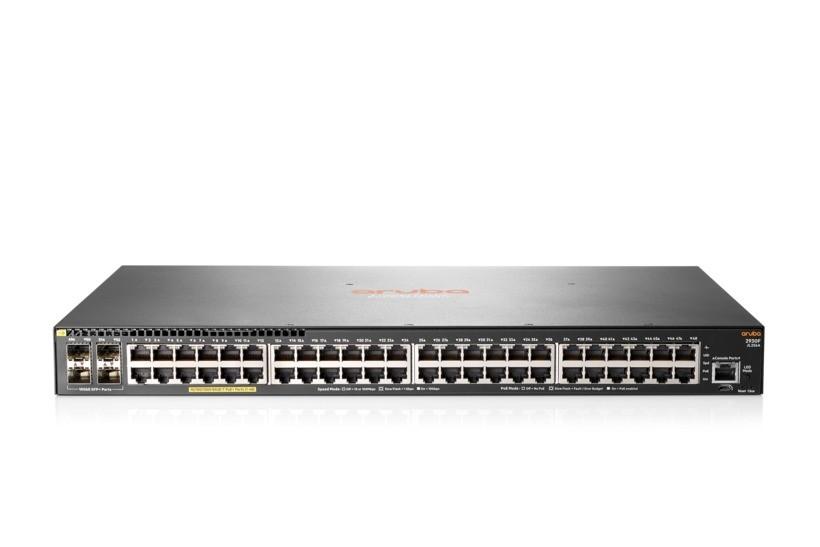 Šakotuvas Hewlett Packard (HP) HPE Aruba 2930F 48G PoE+ 4SFP+ jungiklis Aruba 2930F 48G PoE+ 4SFP+ jungiklis EU en