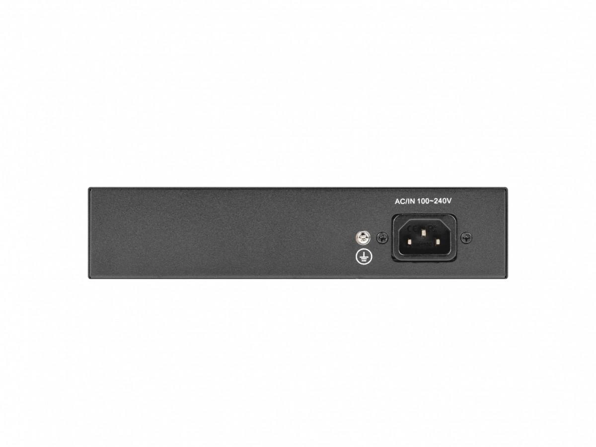 Šakotuvas LANBERG jungiklis PoE 19 colių 10 prievadų 100MB 8 jungtys PoE 30W/prievadas max 120w RSFE-8P-2GE nevaldomas