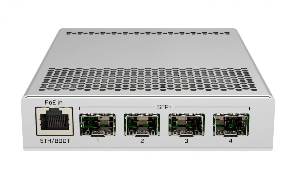 Maršrutizatorius MIKROTIK CRS305-1G-4S+IN komutatorius 1x RJ45 1000Mb/s 4x SFP+