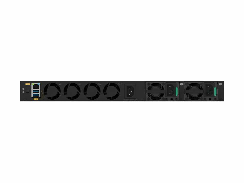 Šakotuvas NETGEAR MSM4352 valdomas L3 2.5G Ethernet (100/1000/2500) Maitinimas per Ethernet (PoE) 1U Juodas
