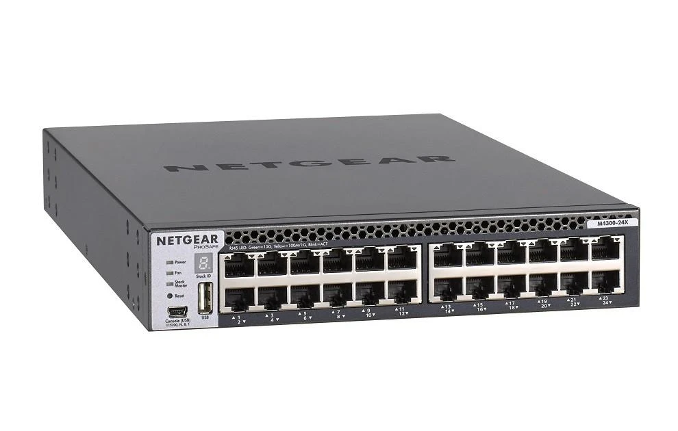 Šakotuvas „Netgear“ jungiklis XSM4324CS (XSM4324CS-100NES) (XSM4324CS100NES)
