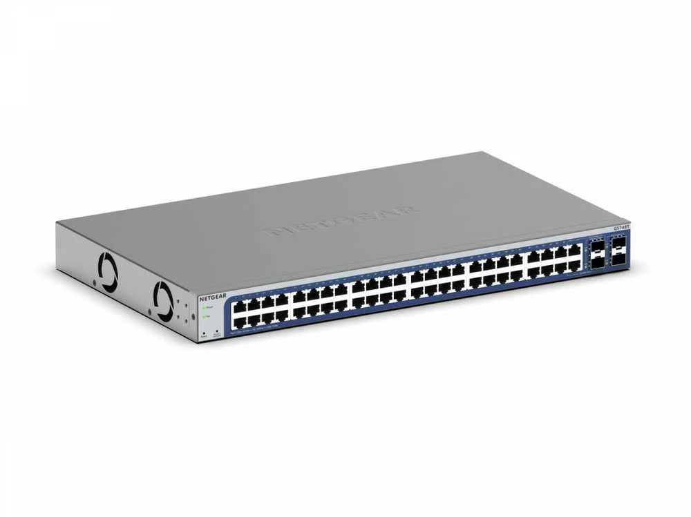 Šakotuvas NETGEAR GS748Tv6 valdomas L2/L3/L4 gigabito eternetas (10/100/1000)