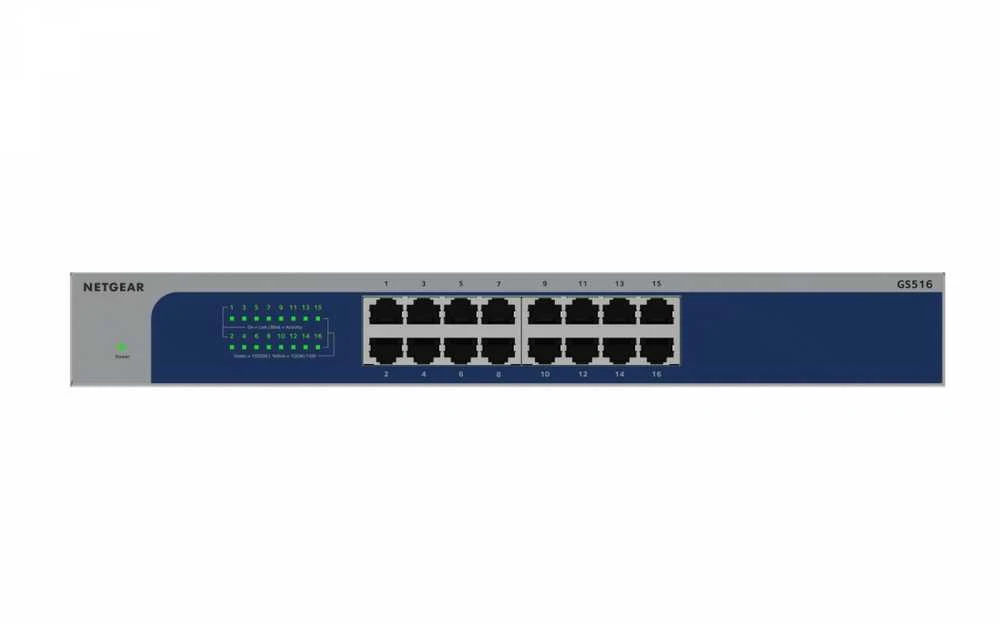 Šakotuvas Netgear 16-PORT 1G UNMANAGED SWITCH - 16X RJ-45 LAN
