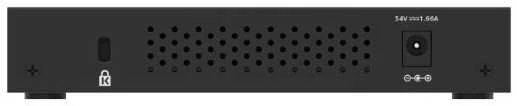 Šakotuvas NETGEAR GS305PP nevaldomas gigabito eternetas (10/100/1000) su maitinimu per eternetą (PoE) Juodas