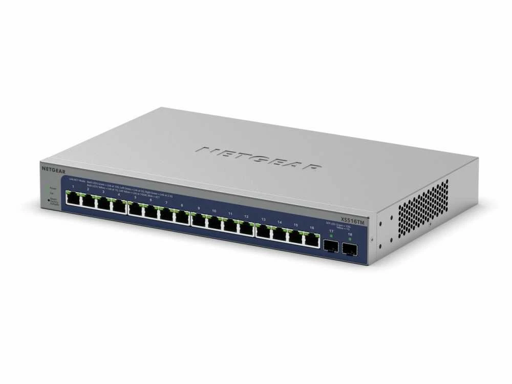 Šakotuvas NETGEAR XS516TM Managed L2/L3/L4 Pilkas