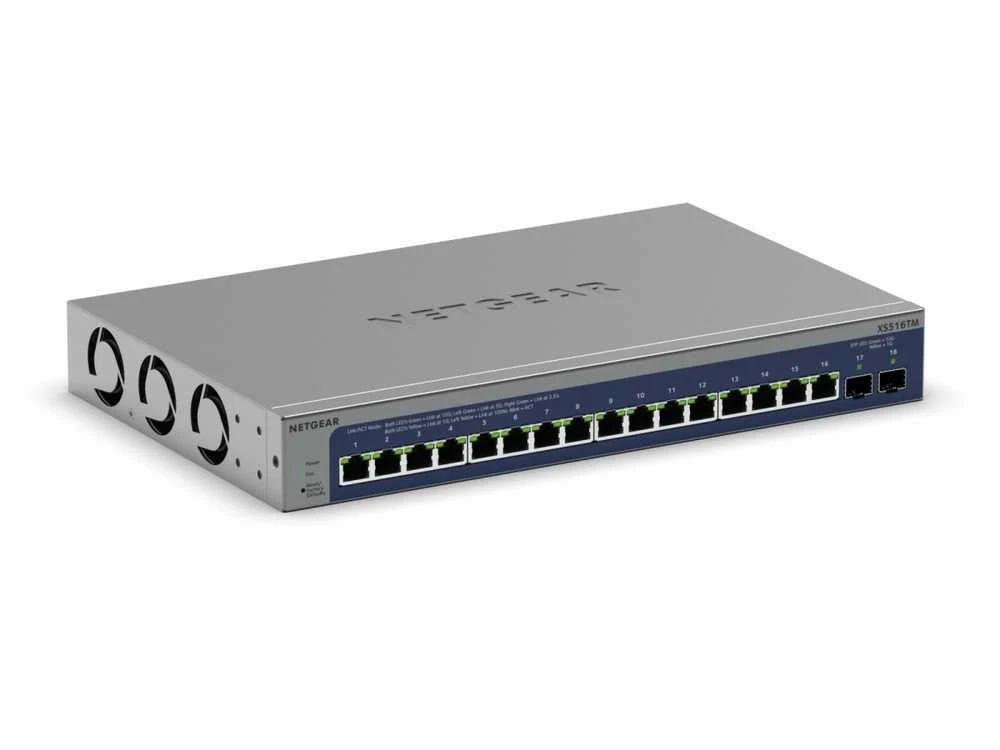 Šakotuvas NETGEAR XS516TM Managed L2/L3/L4 Pilkas