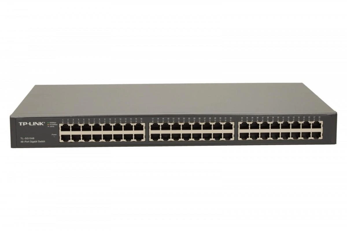 Šakotuvas TP-LINK 48port Gigab. Jungiklis 19 in-Rack