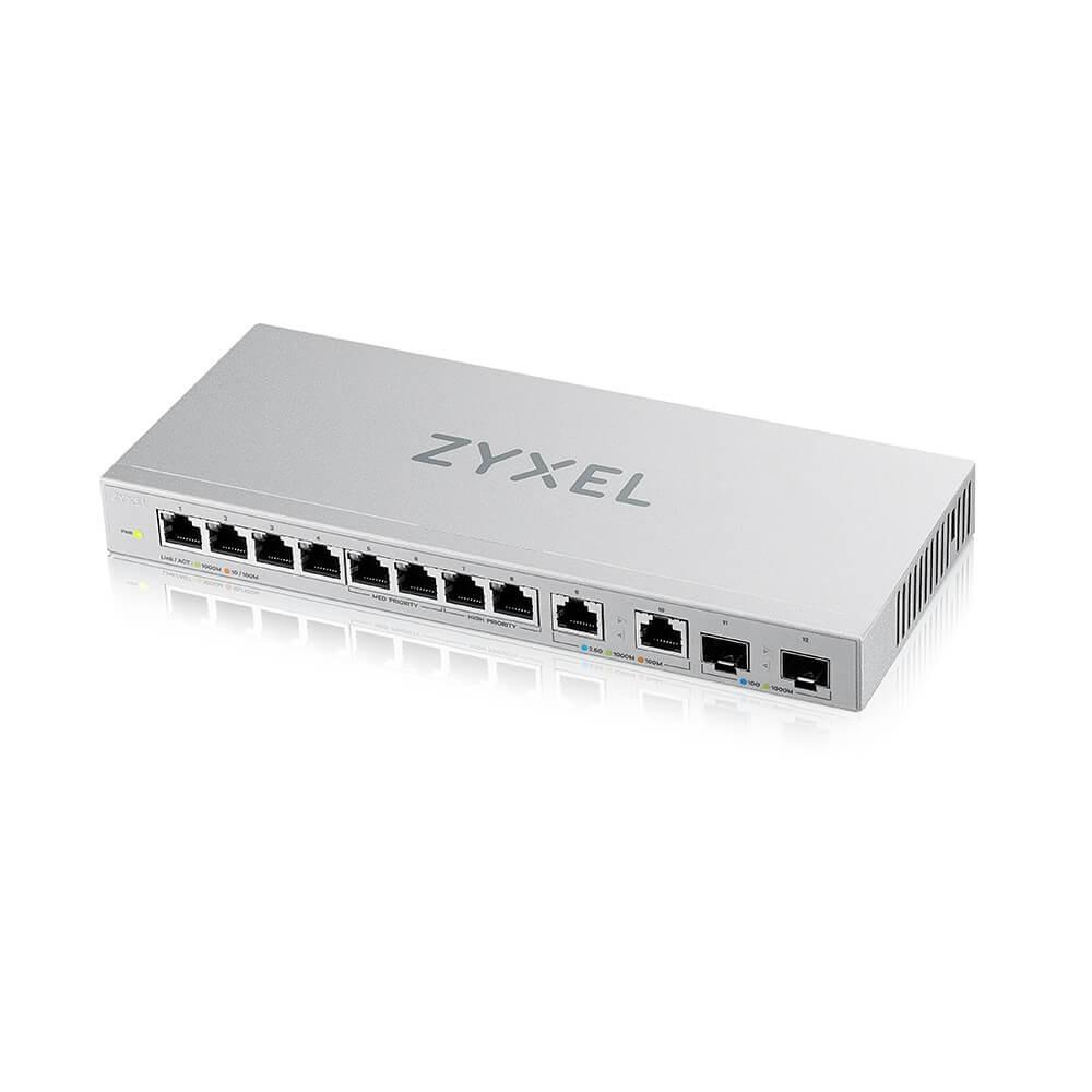 Šakotuvas Zyxel XGS1010-12,8-PORT GIGABIT UNMANAGED SWITCH WITH 8-PORT 1G + 2-PORT 2.5G + 2-PORT SFP+