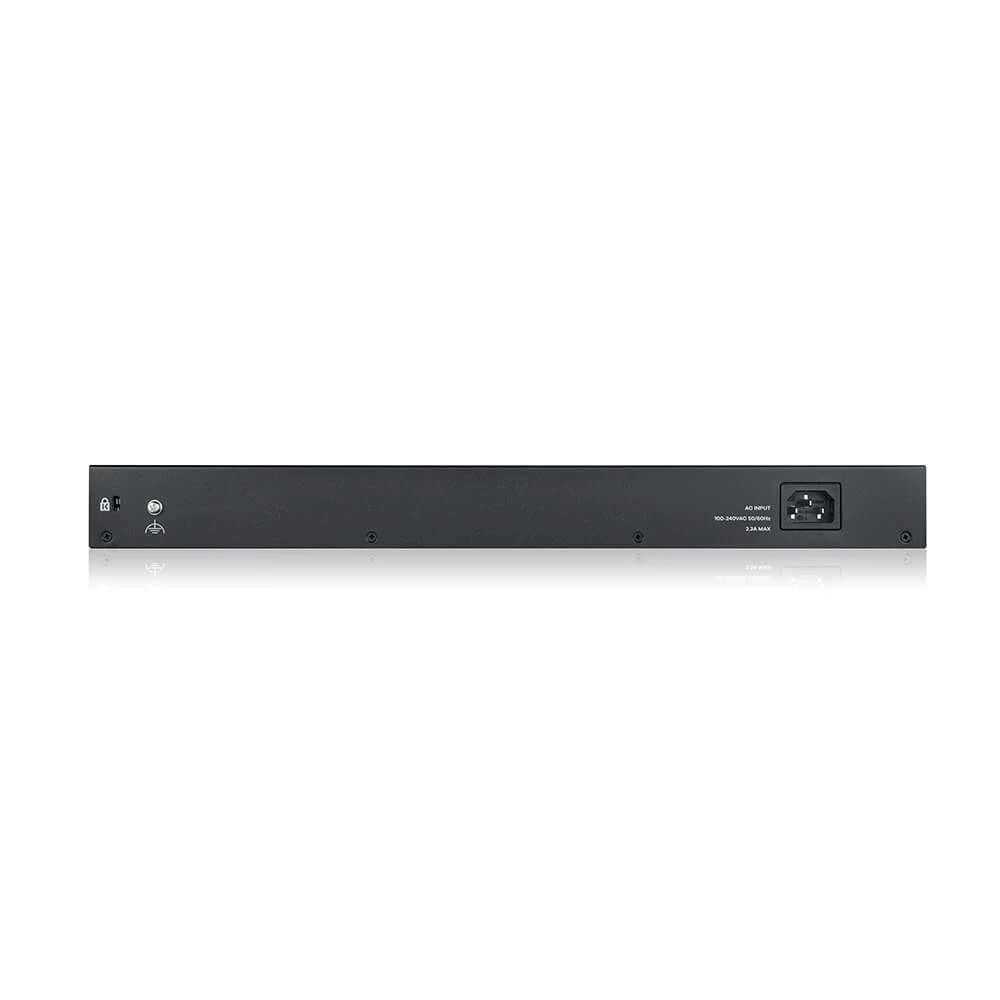 Šakotuvas ZYXEL GS1900-24HP V2, 24 PORT GBE L2 POE SMART SWITCH, MONTAVIMAS, 170 W (5 M. GARANTIJA)