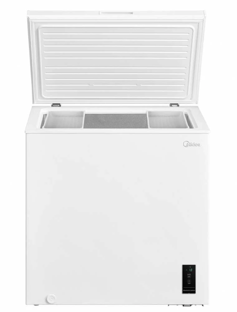 Midea Šaldiklis | MDRC280FEE01 | Energijos vartojimo efektyvumo klasė E | Komoda | Laisvai pastatoma | Aukštis 85 cm | Bendra grynoji talpa 198 l | Baltas