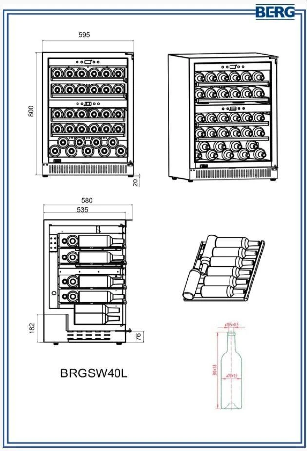 Vyninė BERG BRGSW40L