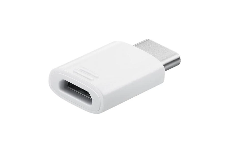 Baltas USB-C į micro USB adapteris
