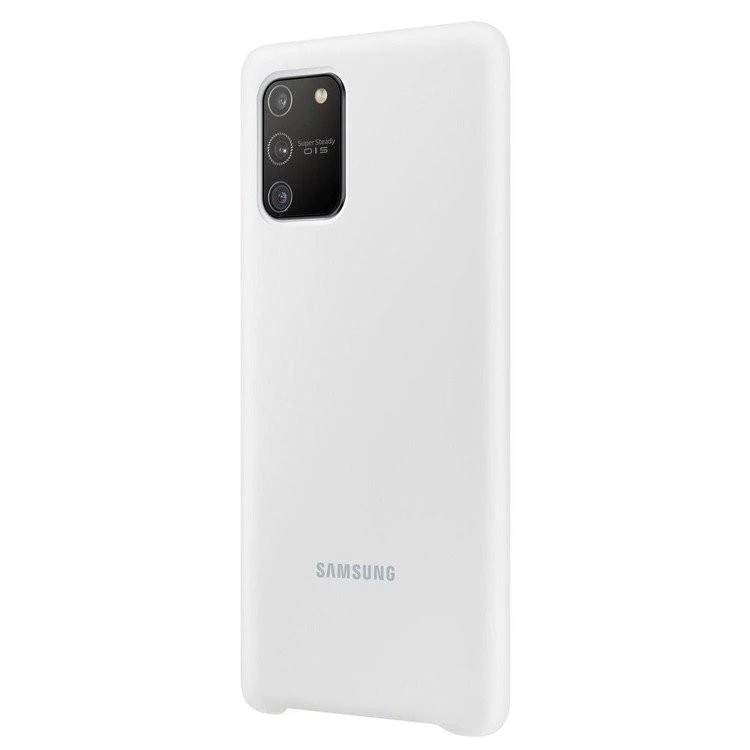 Dėklas Samsung Galaxy S10 Lite Silikoninė Nugarėlė Balta