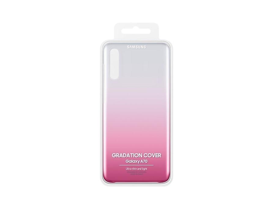 Dėklas Samsung Galaxy A70 Gradation Nugarėlė Rožinė