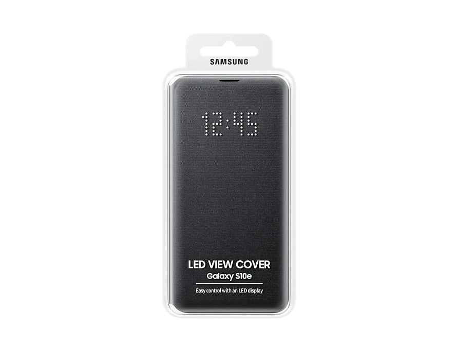 Samsung NG970PBE LED View dėklas skirtas Galaxy S10e (Juodas)