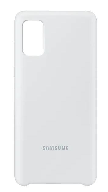 PA415TWE Silikoninis dėklas skirtas Samsung Galaxy A41 (Baltas)