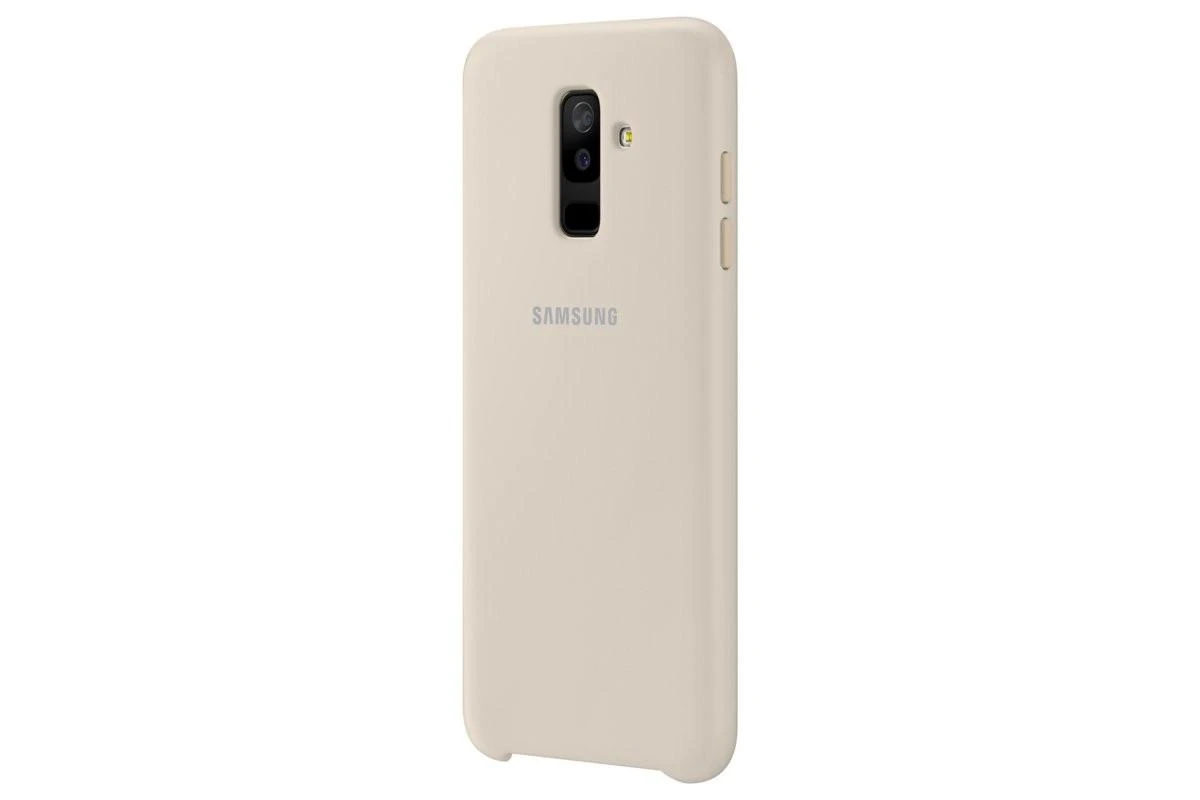 Samsung Galaxy A6+ (2018) dėklas Dual Layer (Auksinis) PA605CFE 