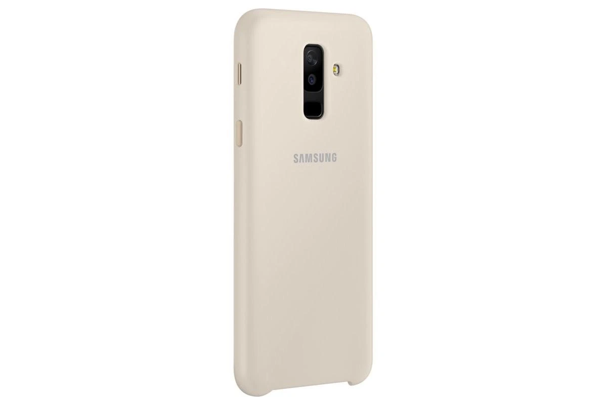 Samsung Galaxy A6+ (2018) dėklas Dual Layer (Auksinis) PA605CFE 