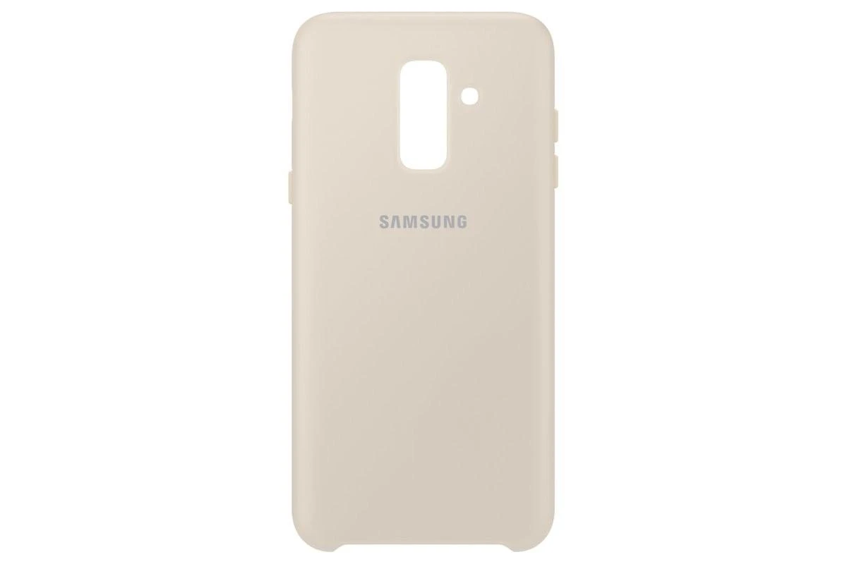 Samsung Galaxy A6+ (2018) dėklas Dual Layer (Auksinis) PA605CFE 