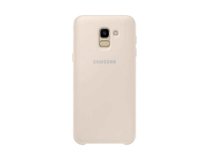 Galaxy J6 dviejų sluoksnių dėklas (Auksinis)
