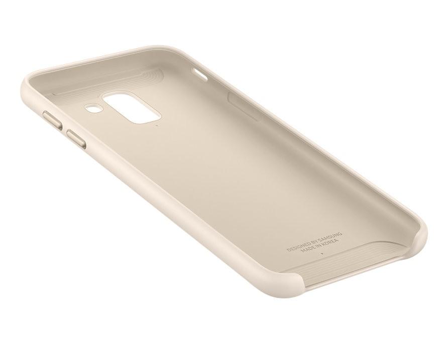 Galaxy J6 dviejų sluoksnių dėklas (Auksinis)