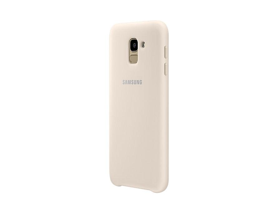 Galaxy J6 dviejų sluoksnių dėklas (Auksinis)