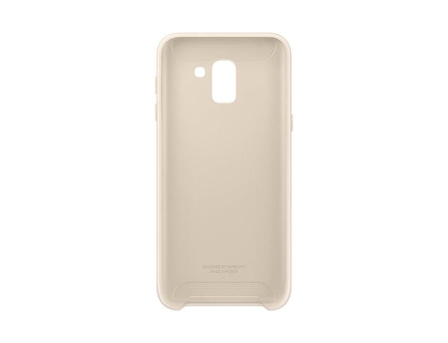 Galaxy J6 dviejų sluoksnių dėklas (Auksinis)