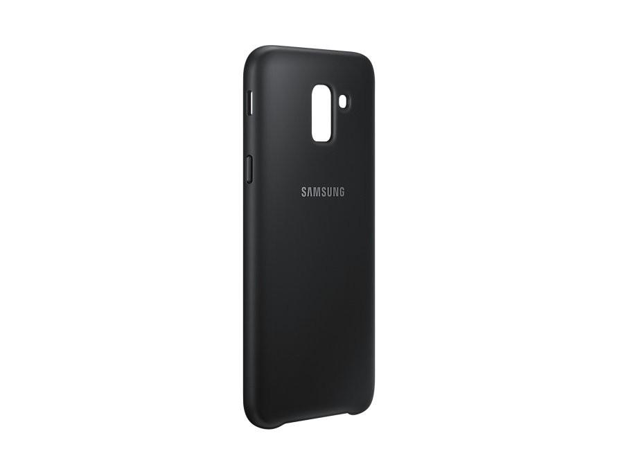 Galaxy J6 dviejų sluoksnių dėklas (Juodas)