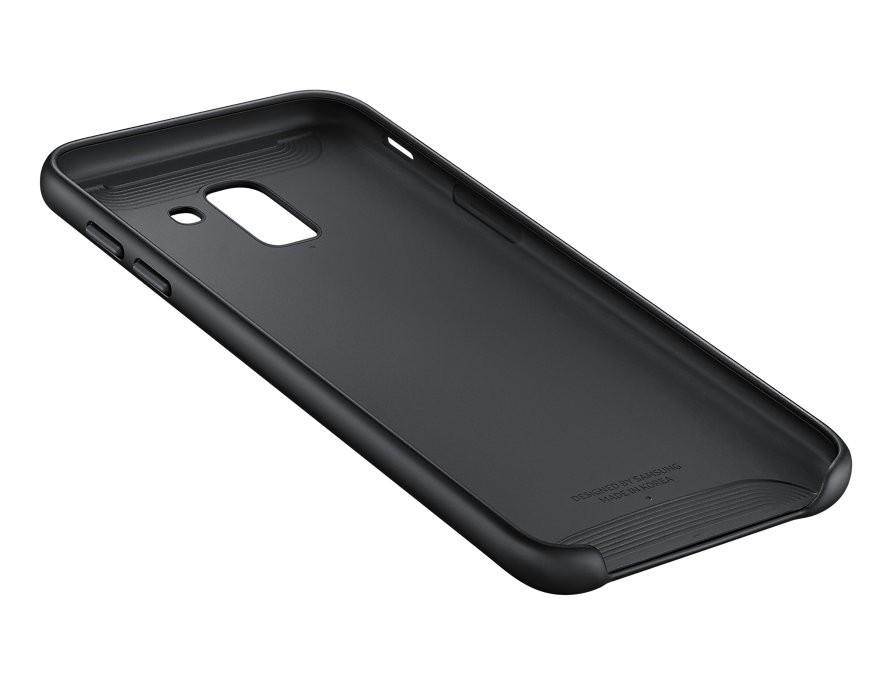 Galaxy J6 dviejų sluoksnių dėklas (Juodas)