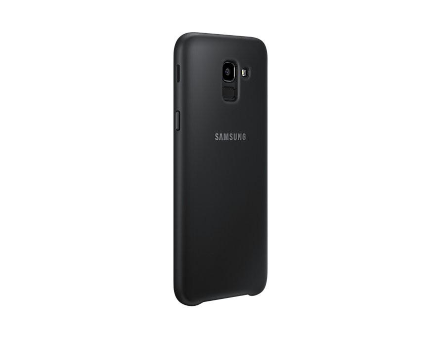 Galaxy J6 dviejų sluoksnių dėklas (Juodas)