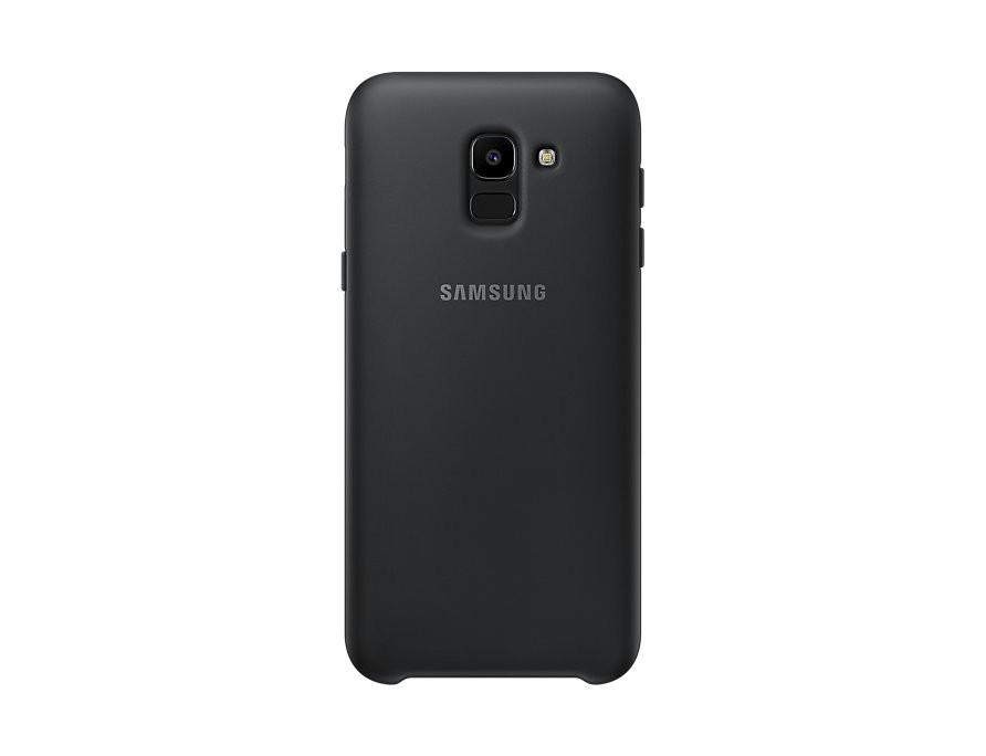 Galaxy J6 dviejų sluoksnių dėklas (Juodas)