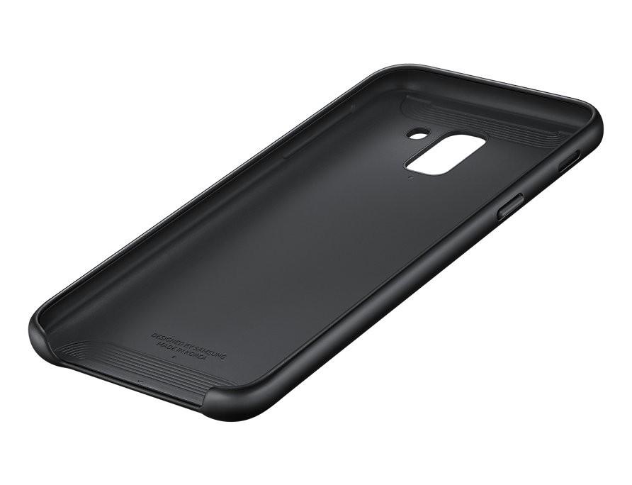 Galaxy J6 dviejų sluoksnių dėklas (Juodas)
