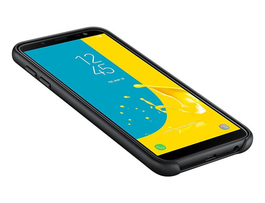 Galaxy J6 dviejų sluoksnių dėklas (Juodas)