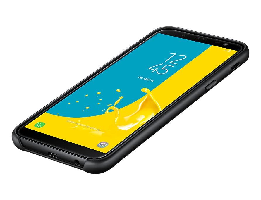 Galaxy J6 dviejų sluoksnių dėklas (Juodas)