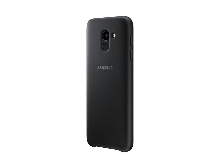 Galaxy J6 dviejų sluoksnių dėklas (Juodas)
