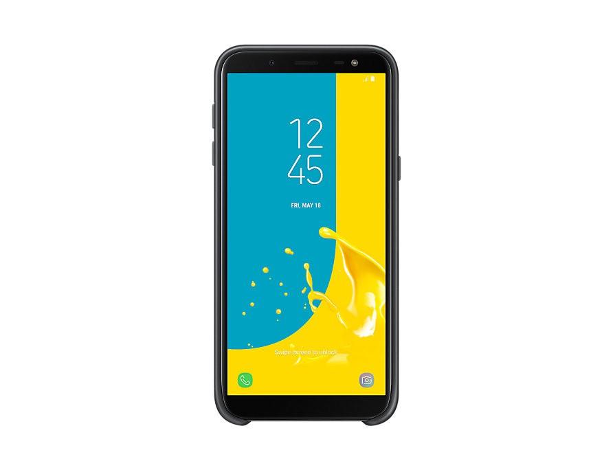 Galaxy J6 dviejų sluoksnių dėklas (Juodas)