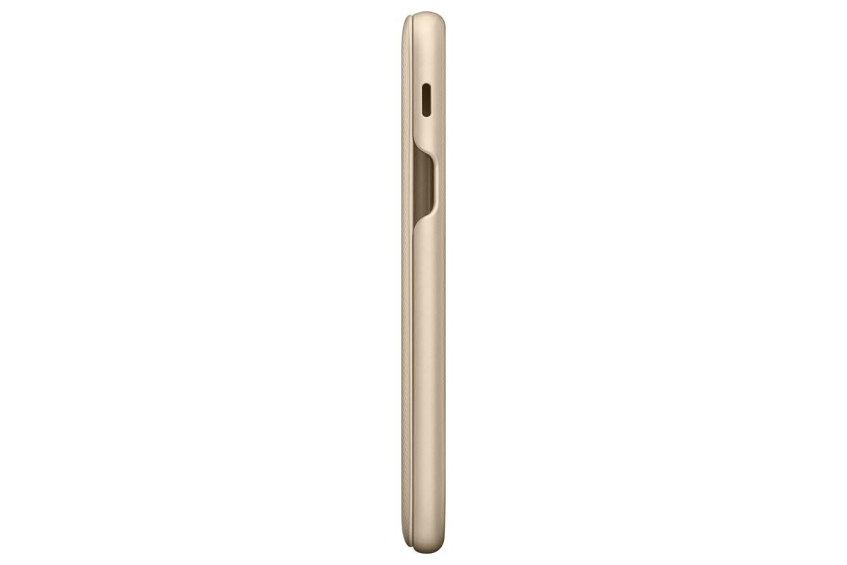 Samsung Galaxy A6+ (2018) dėklas - piniginė (Auksinis) WA605CFE