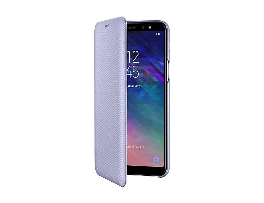 Samsung Galaxy A6+ (2018) dėklas - piniginė (Violetinis) WA605CVE
