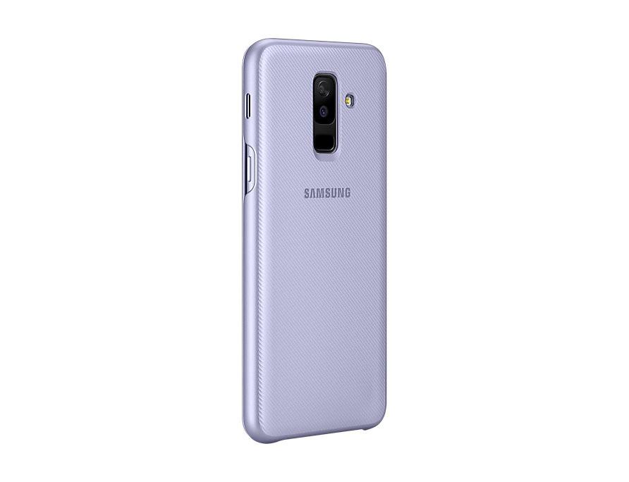 Samsung Galaxy A6+ (2018) dėklas - piniginė (Violetinis) WA605CVE